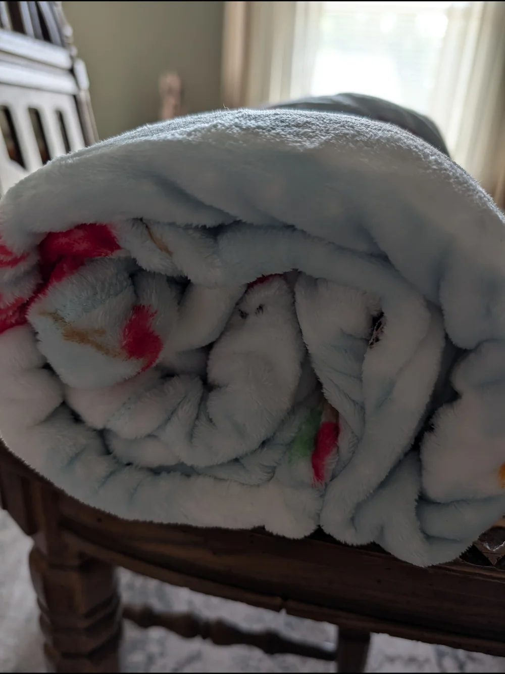 MAKE AN OFFER, Please! The Big One Light Blue Snowman Plush Throw